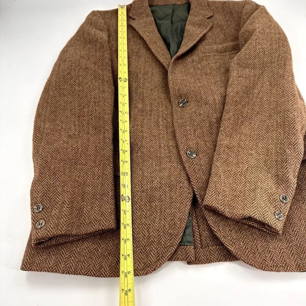 Vintage Harris Tweed Pure Scottish Wool  Blazer Dall's LTD. Schenectady, NY - Picture 8 of 16